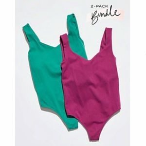 Free People Clean Lines Bodysuit Bundle